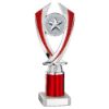 Picture of Silver|red Diamond Holder Assembled On Marble - (2" Cen|2" Tube) 8.75in